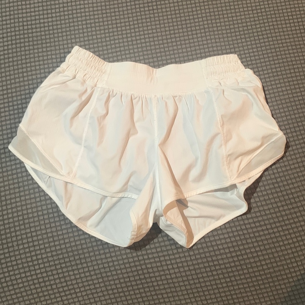 White lulu shorts